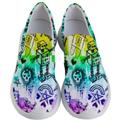 Rainbow Scene Kid Sketches Women s Lightweight Slip Ons by ArtistRoseanneJones