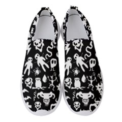 Monsters Women s Slip On Sneakers by ArtistRoseanneJones