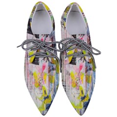 Graffiti Graphic Pointed Oxford Shoes by ArtistRoseanneJones