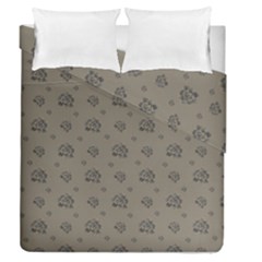 Stylized Cactus Motif Pattern Duvet Cover Double Side (queen Size) by dflcprintsclothing