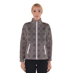 Stylized Cactus Motif Pattern Women s Bomber Jacket by dflcprintsclothing