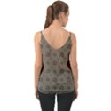 Stylized Cactus Motif Pattern Chiffon Cami View2