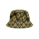 Tiled mozaic pattern, gold and black color symetric design Inside Out Bucket Hat (Kids) View2