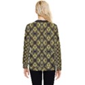 Tiled mozaic pattern, gold and black color symetric design Hidden Pocket Sweatshirt View2