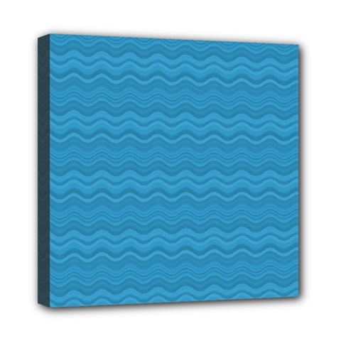 Sea Waves Mini Canvas 8  X 8  (stretched) by Sparkle