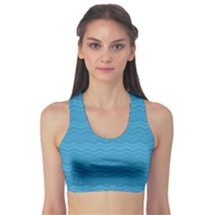 Sea Waves Sports Bra by Sparkle