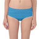 Sea Waves Mid-Waist Bikini Bottoms View1