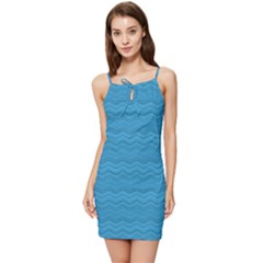 Sea Waves Summer Tie Front Dress by Sparkle