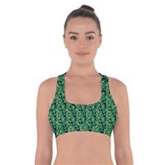 Color Spots Cross Back Sports Bra by Sparkle