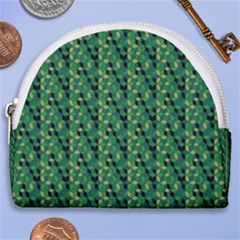 Color Spots Horseshoe Style Canvas Pouch by Sparkle