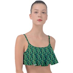 Color Spots Frill Bikini Top by Sparkle