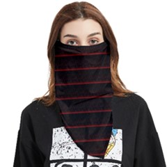 Digital Lines Face Covering Bandana (triangle) by Sparkle