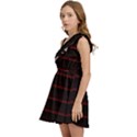 Digital Lines Kids  One Shoulder Party Dress View3