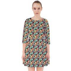 Color Spots Smock Dress by Sparkle