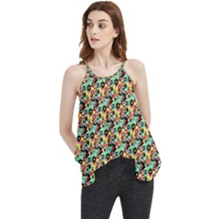 Color Spots Flowy Camisole Tank Top by Sparkle