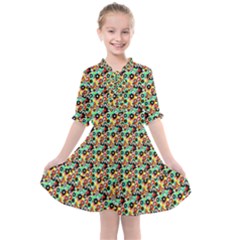 Color Spots Kids  All Frills Chiffon Dress by Sparkle