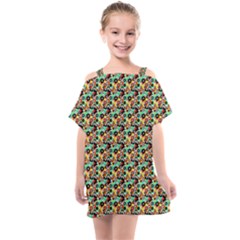 Color Spots Kids  One Piece Chiffon Dress by Sparkle