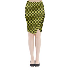 Glow Pattern Midi Wrap Pencil Skirt by Sparkle