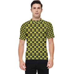 Glow Pattern Men s Short Sleeve Rash Guard by Sparkle