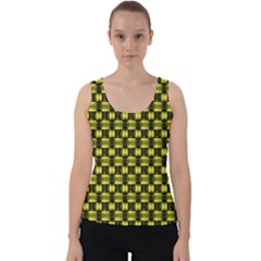 Glow Pattern Velvet Tank Top by Sparkle