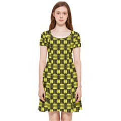 Glow Pattern Inside Out Cap Sleeve Dress by Sparkle