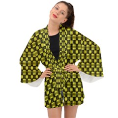 Glow Pattern Long Sleeve Kimono by Sparkle