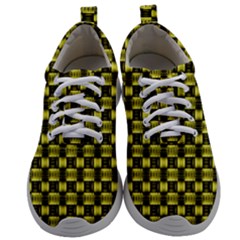 Glow Pattern Mens Athletic Shoes by Sparkle