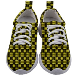 Glow Pattern Kids Athletic Shoes by Sparkle