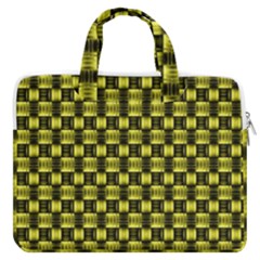 Glow Pattern Macbook Pro 16  Double Pocket Laptop Bag  by Sparkle