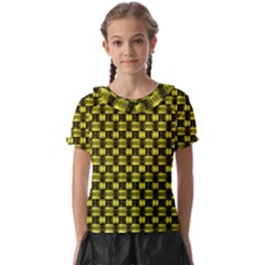 Glow Pattern Kids  Frill Chiffon Blouse by Sparkle