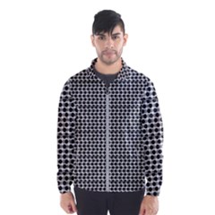 Diamond Pattern Men s Windbreaker by Sparkle