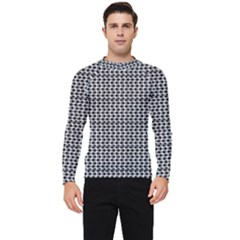 Diamond Pattern Men s Long Sleeve Rash Guard by Sparkle