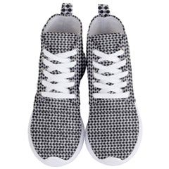 Diamond Pattern Women s Lightweight High Top Sneakers by Sparkle