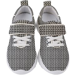 Diamond Pattern Kids  Velcro Strap Shoes by Sparkle