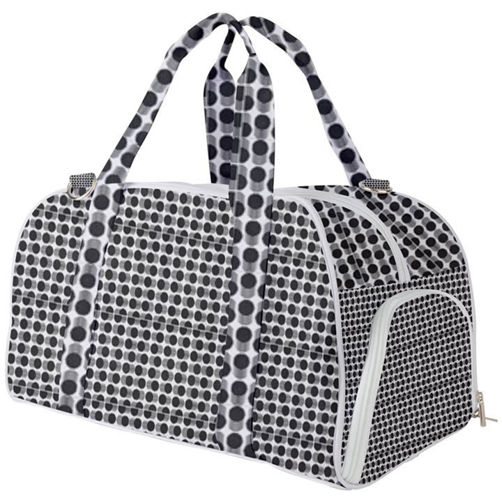 Diamond Pattern Burner Gym Duffel Bag