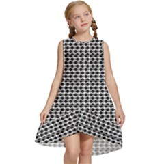 Diamond Pattern Kids  Frill Swing Dress by Sparkle