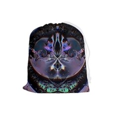 The High Priestess Card Drawstring Pouch (large) by MRNStudios