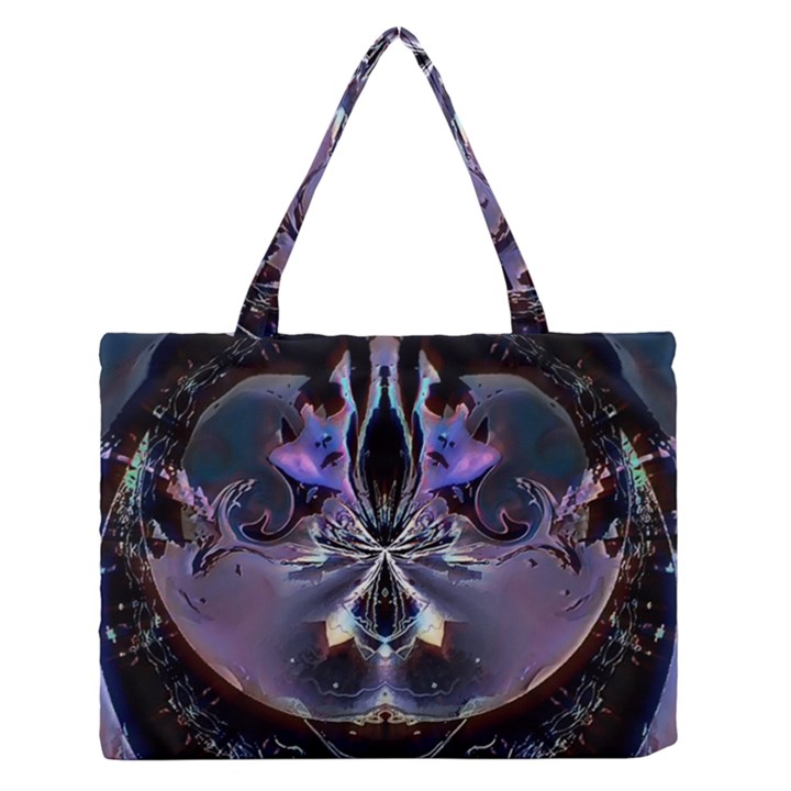 The High Priestess Card Zipper Medium Tote Bag