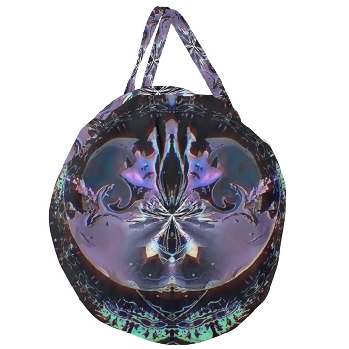 The High Priestess Card Giant Round Zipper Tote