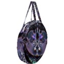 The High Priestess Card Giant Round Zipper Tote View3