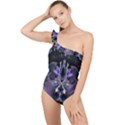 The High Priestess Card Frilly One Shoulder Swimsuit View1