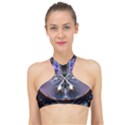 The High Priestess Card High Neck Bikini Top View1