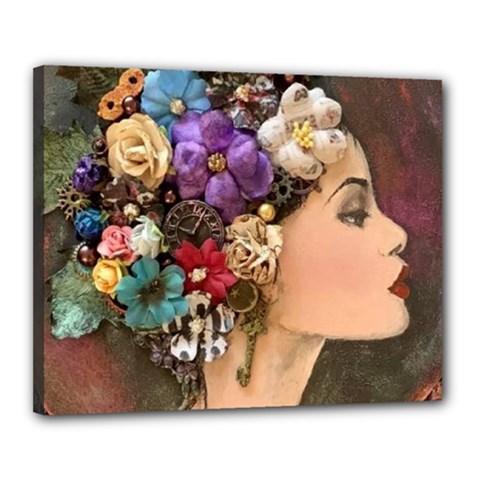 Garden Princess Canvas 20  X 16  (stretched) by CKArtCreations