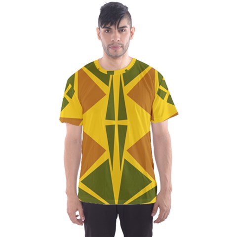  Abstract Geometric Design   Geometric Fantasy  Terrazzo  Men s Sport Mesh Tee by Eskimos