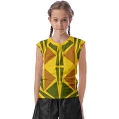  Abstract Geometric Design   Geometric Fantasy  Terrazzo  Kids  Raglan Cap Sleeve Tee by Eskimos