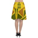  Abstract geometric design   geometric fantasy  Terrazzo  Chiffon Wrap Front Skirt View2