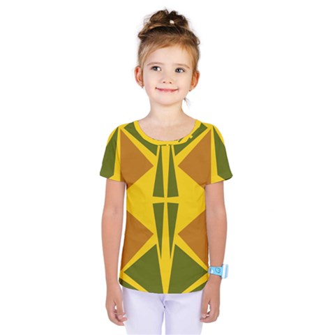  Abstract Geometric Design   Geometric Fantasy  Terrazzo  Kids  One Piece Tee by Eskimos