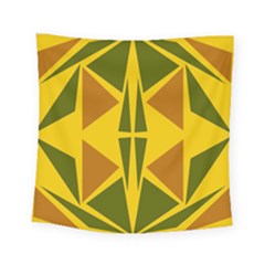  Abstract Geometric Design   Geometric Fantasy  Terrazzo  Square Tapestry (small) by Eskimos