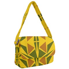  Abstract Geometric Design   Geometric Fantasy  Terrazzo  Courier Bag by Eskimos