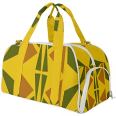  Abstract Geometric Design   Geometric Fantasy  Terrazzo  Burner Gym Duffel Bag by Eskimos